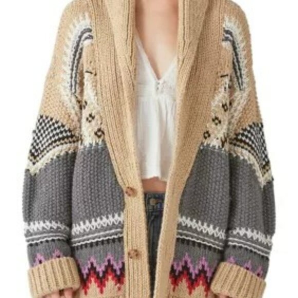 Lucky Brand Sweaters - Aztec sweater cardigan